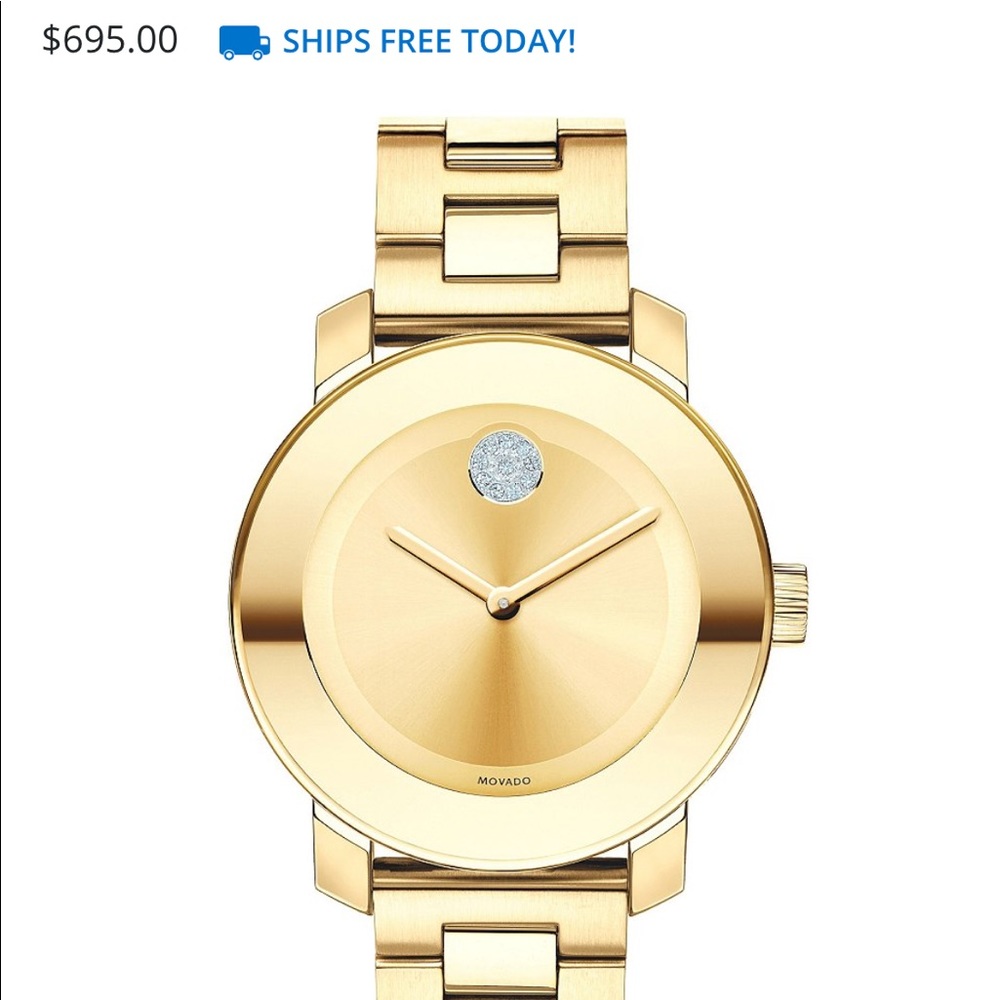 Movado Bold Watch with Swarovski Crystal